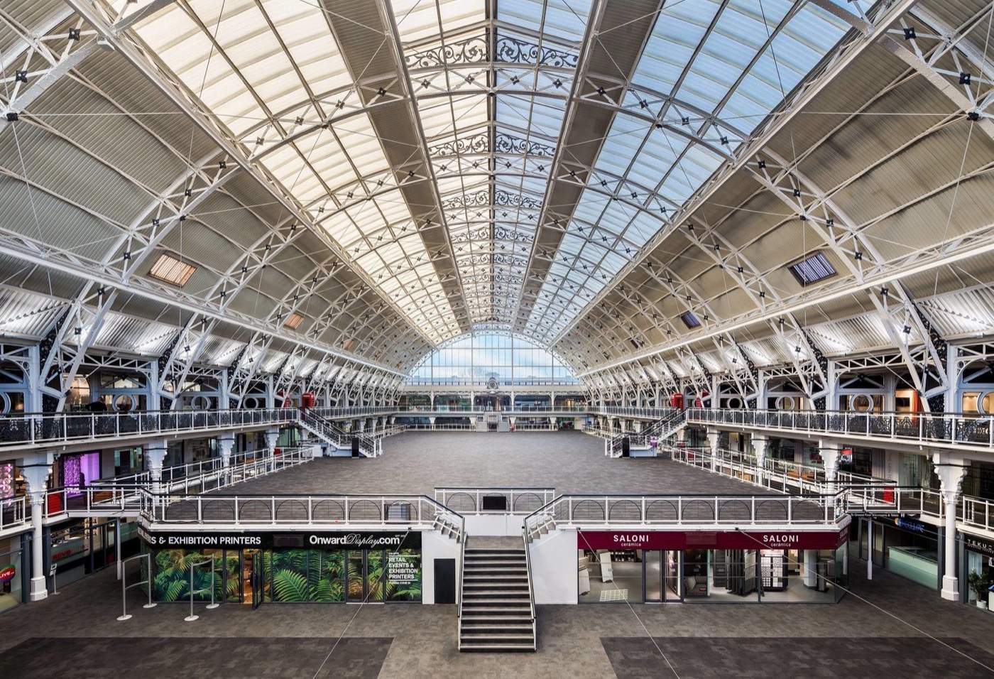 An exhibition hall