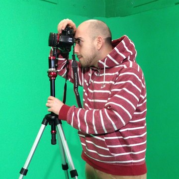 Theo Tziapouras on a shoot